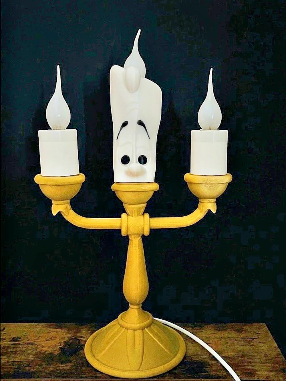 3D-printed  illuminated Light-Up Candlestick